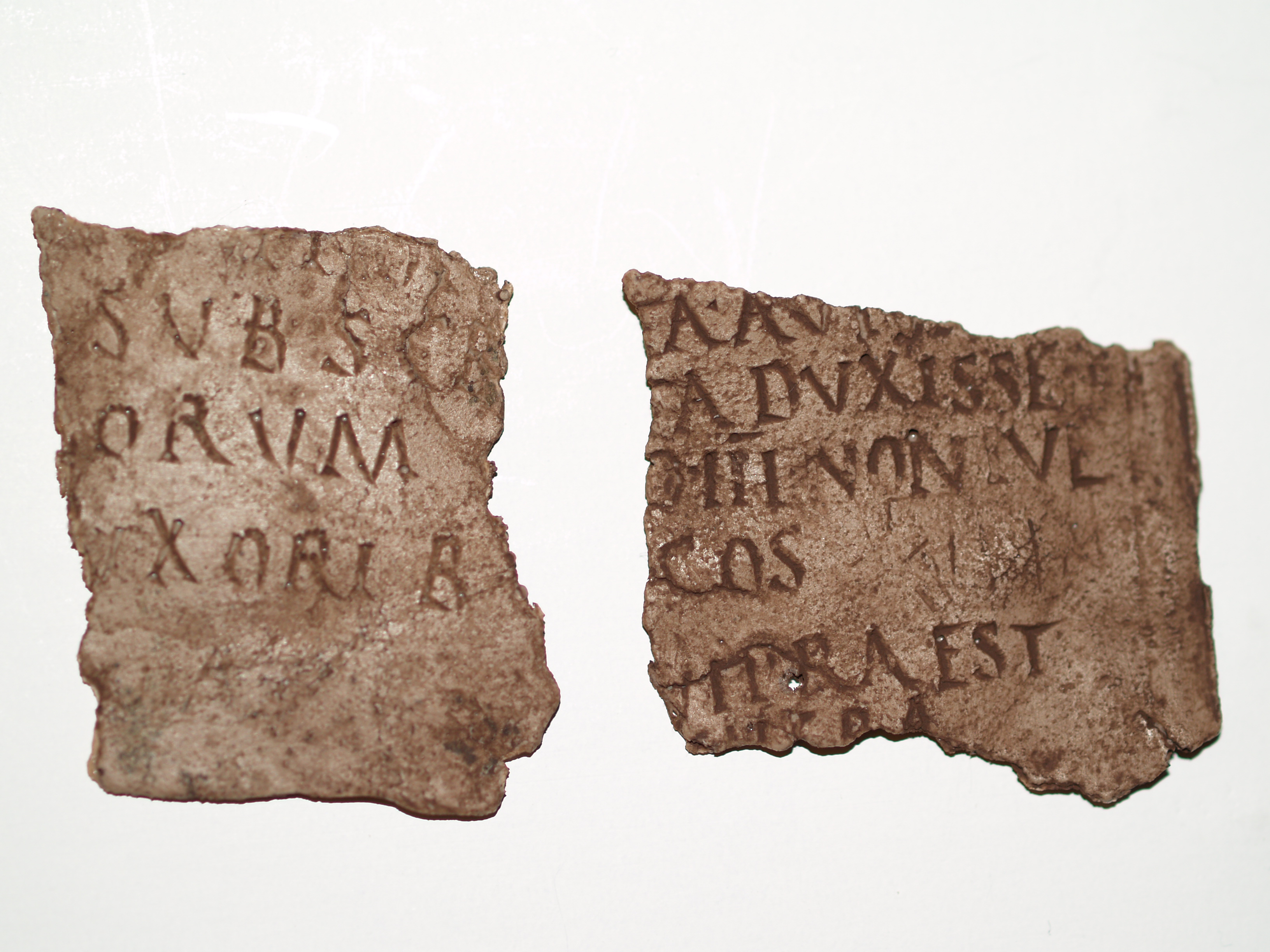 Roman Military Diploma & Roman Citizenship Fragment Replica - Click Image to Close